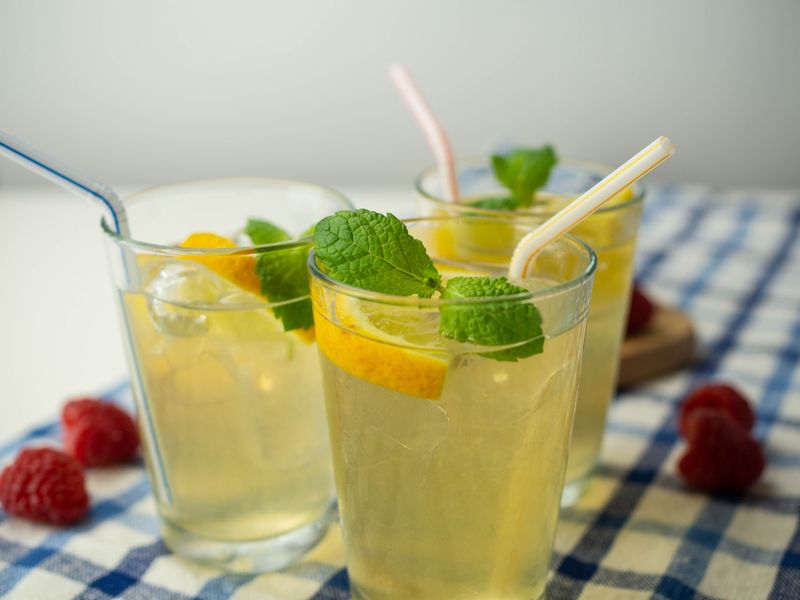Fresh lemonade drink